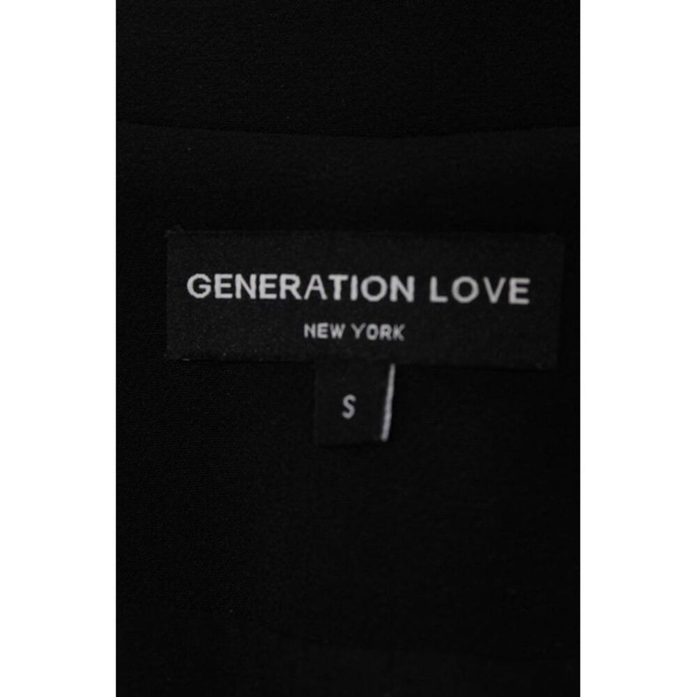 Generation Love Womens Black Button Blazer 3/4 Sleeve Size S - Picture 4 of 6
